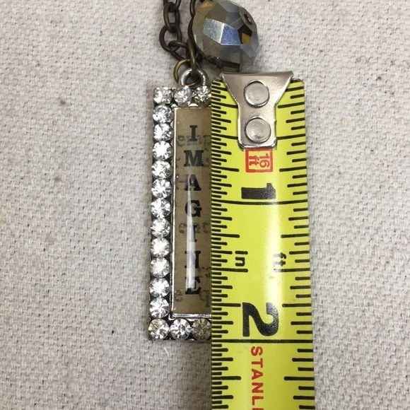 Monarch Inspirations “imagine” rhinestone necklace - Picture 8 of 9
